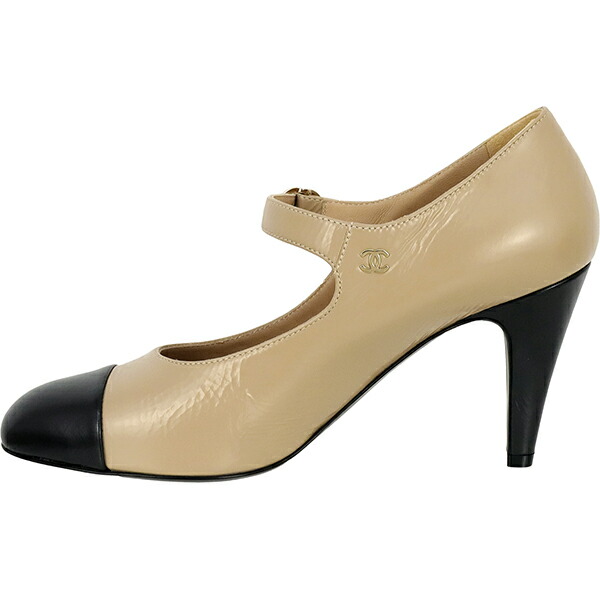 楽天市場】【未使用品】 シャネル パンプス アンクルストラップ ココ