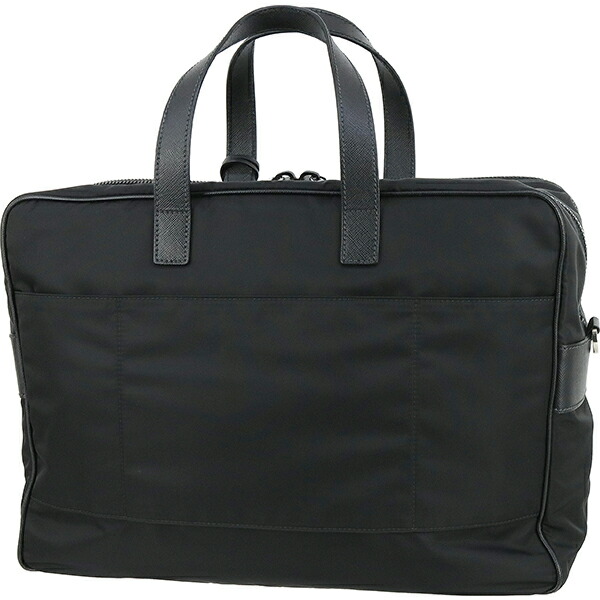 楽天市場】【超美品】 プラダ ビジネスバッグ ナイロン サフィアーノ