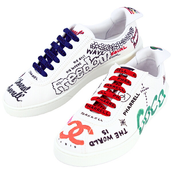 楽天市場】シャネル スニーカー サイズ37 約23.5cm ファレル