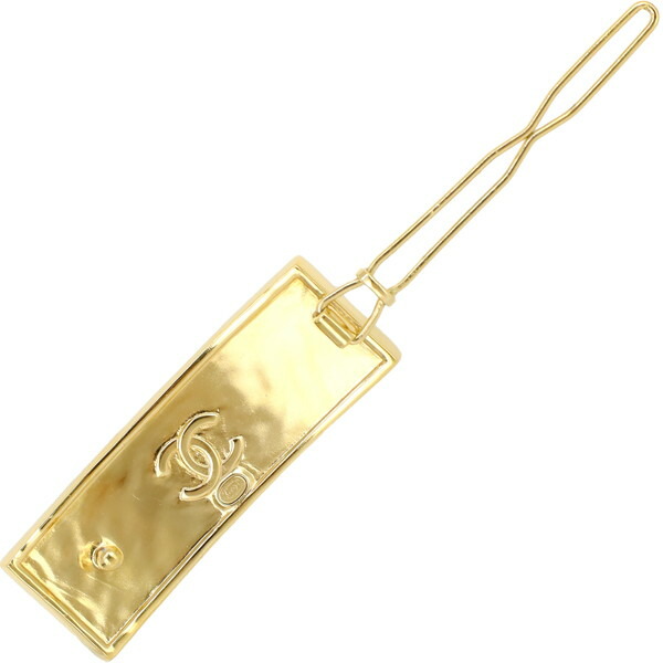 楽天市場】【超美品】 シャネル バレッタ CHANELロゴ GP レザー