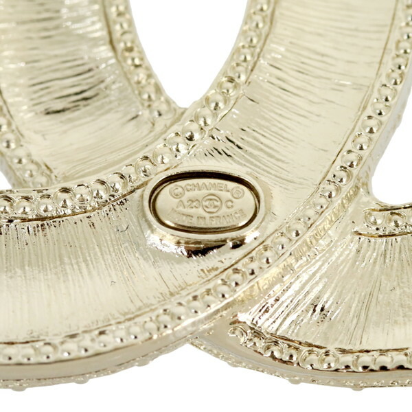 楽天市場】シャネル ブローチ ココマーク メタル カラーストーン