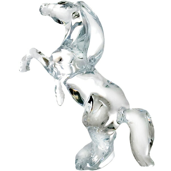 楽天市場】バカラ フィギュア いななく馬 20cm クリスタルガラス