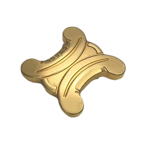 楽天市場】セリーヌCELINEマカダムブローチ真鍮ピンバッジ21047108AT