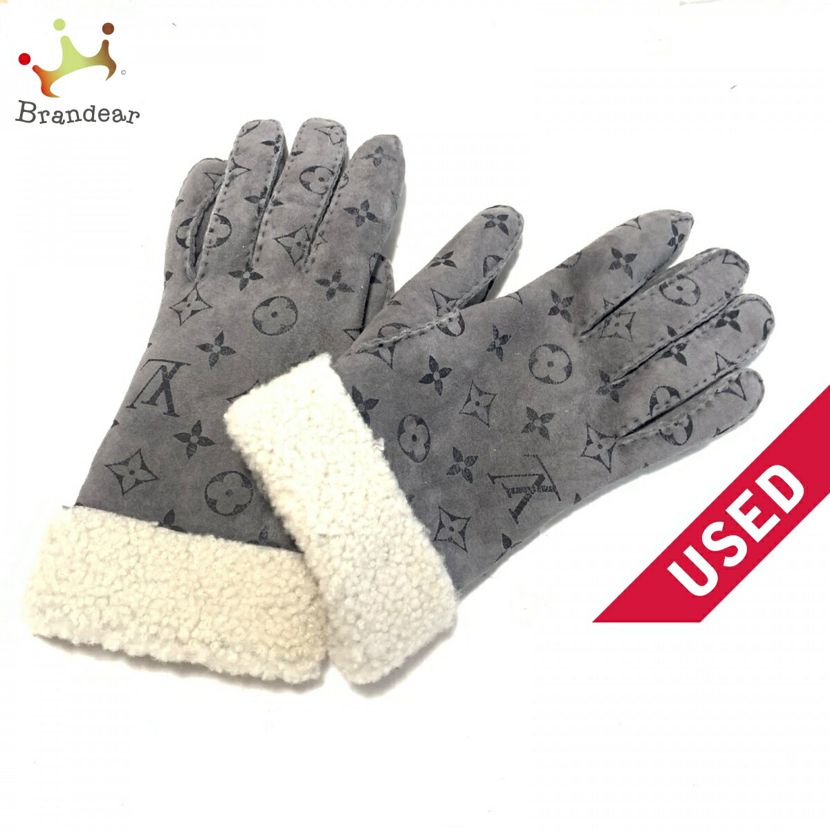 楽天市場】【新着】【中古】LOUIS VUITTON(ルイヴィトン) 手袋 グレー
