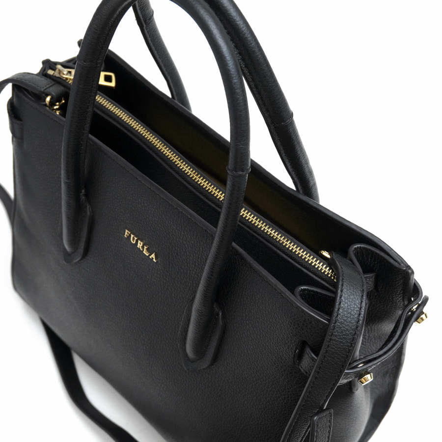 楽天市場】FURLA トートバッグ フルラ PIN S SATCHEL ピン 牛革 2WAY