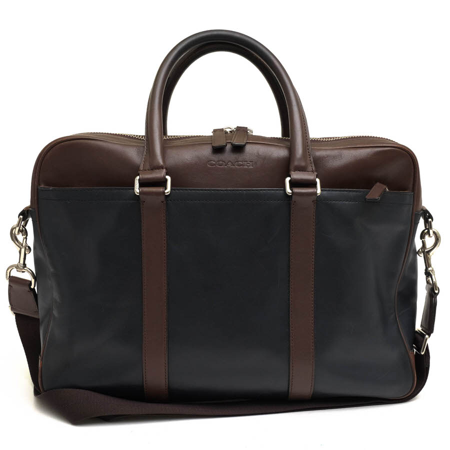 楽天市場】COACH（カラーネイビー）（ビジネスバッグ・ブリーフケース