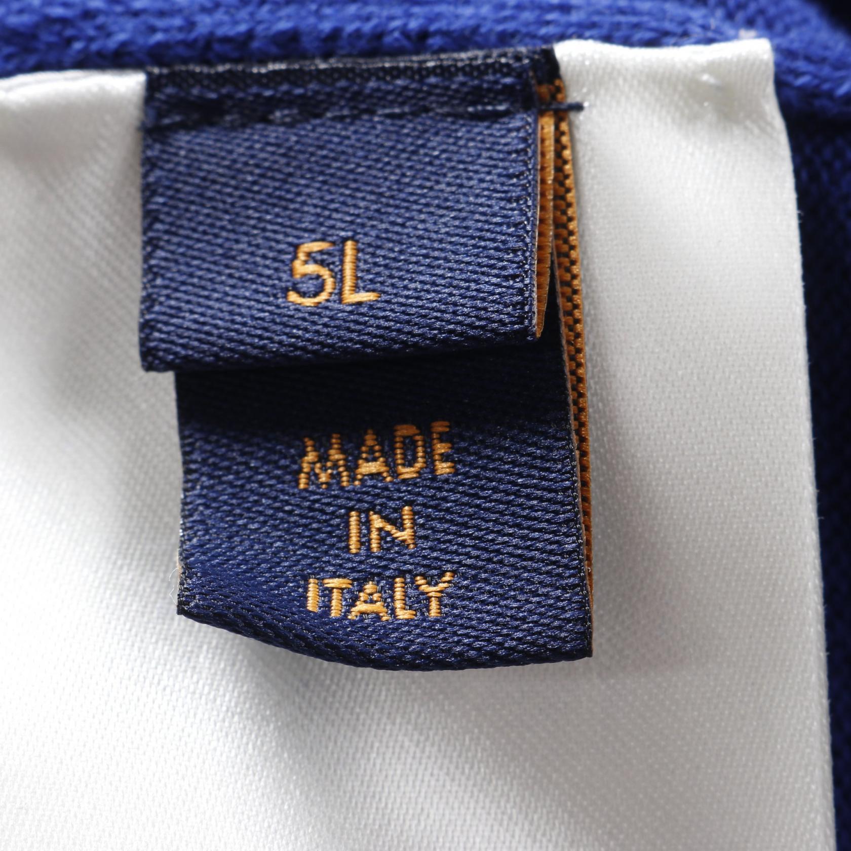 ルイ・ヴィトン LOUIS VUITTON インタルシアクルーネック ニット 衣料