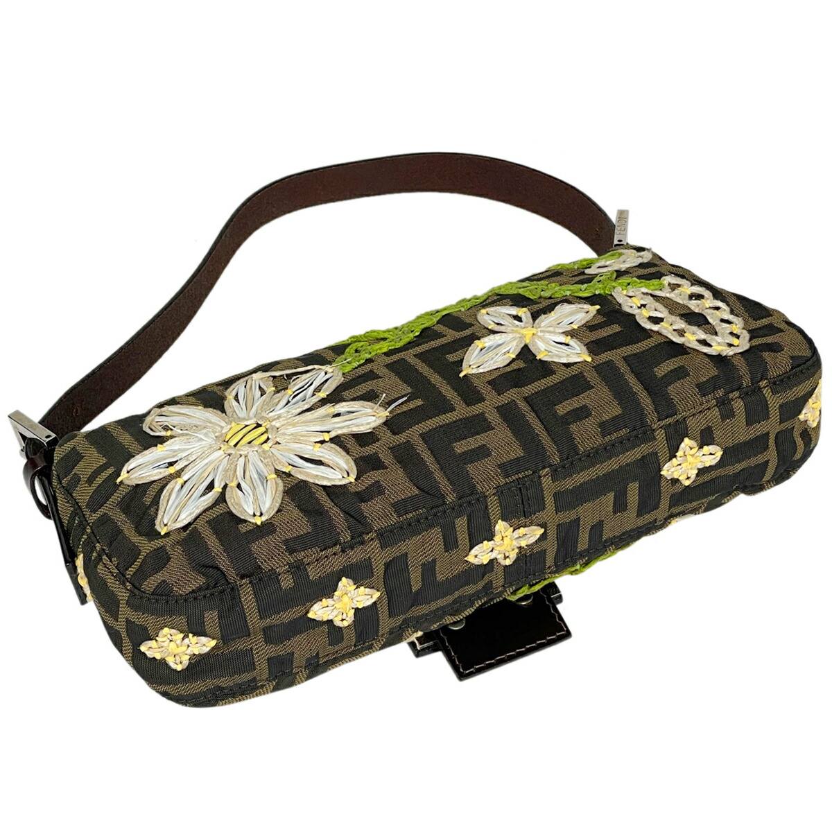 楽天市場】フェンディ FENDI ズッカ柄 マンマバケット 花柄 刺繍