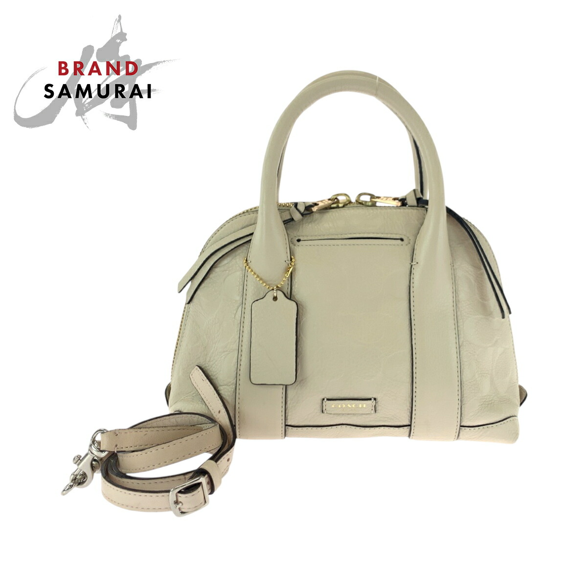 楽天市場】COACH コーチ シグネチャー ホワイト ゴールド金具 レザー