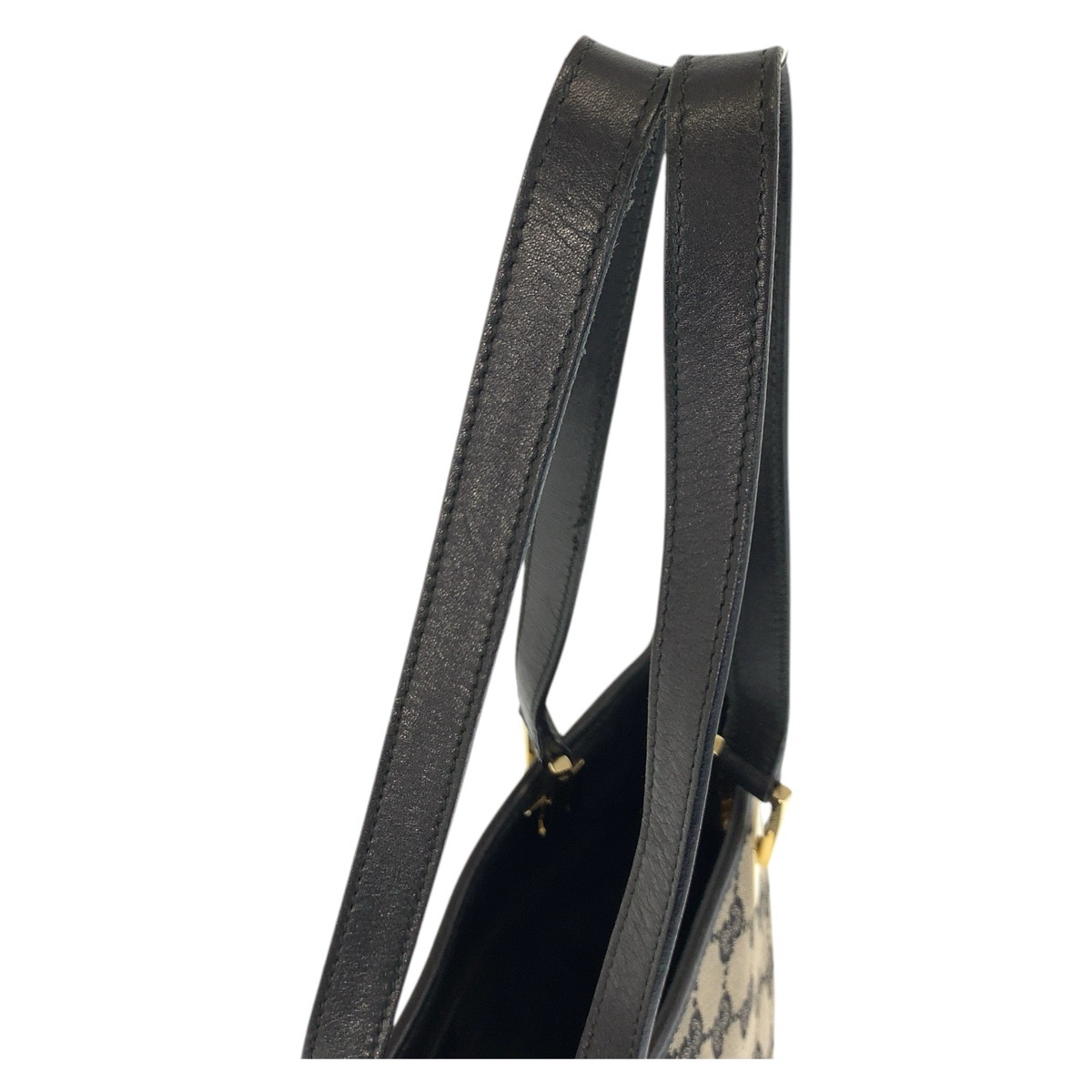 楽天市場】GUCCI グッチ グレー ブラック 黒 ゴールド金具 GG