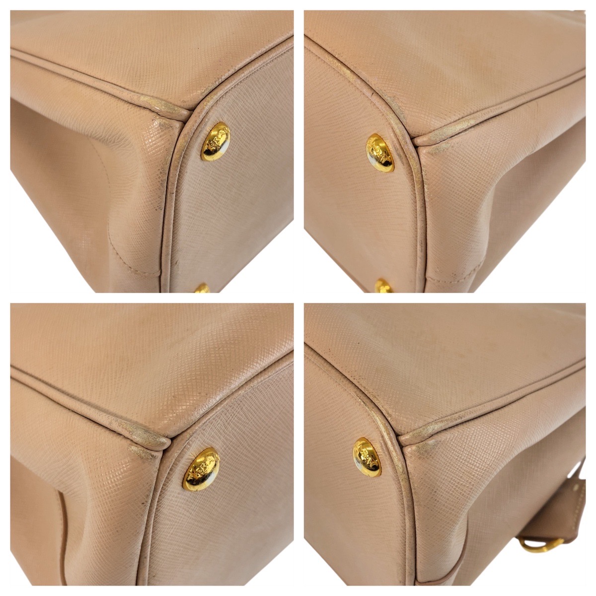 楽天市場】PRADA プラダ サフィアーノ ガレリア 三角ロゴプレート