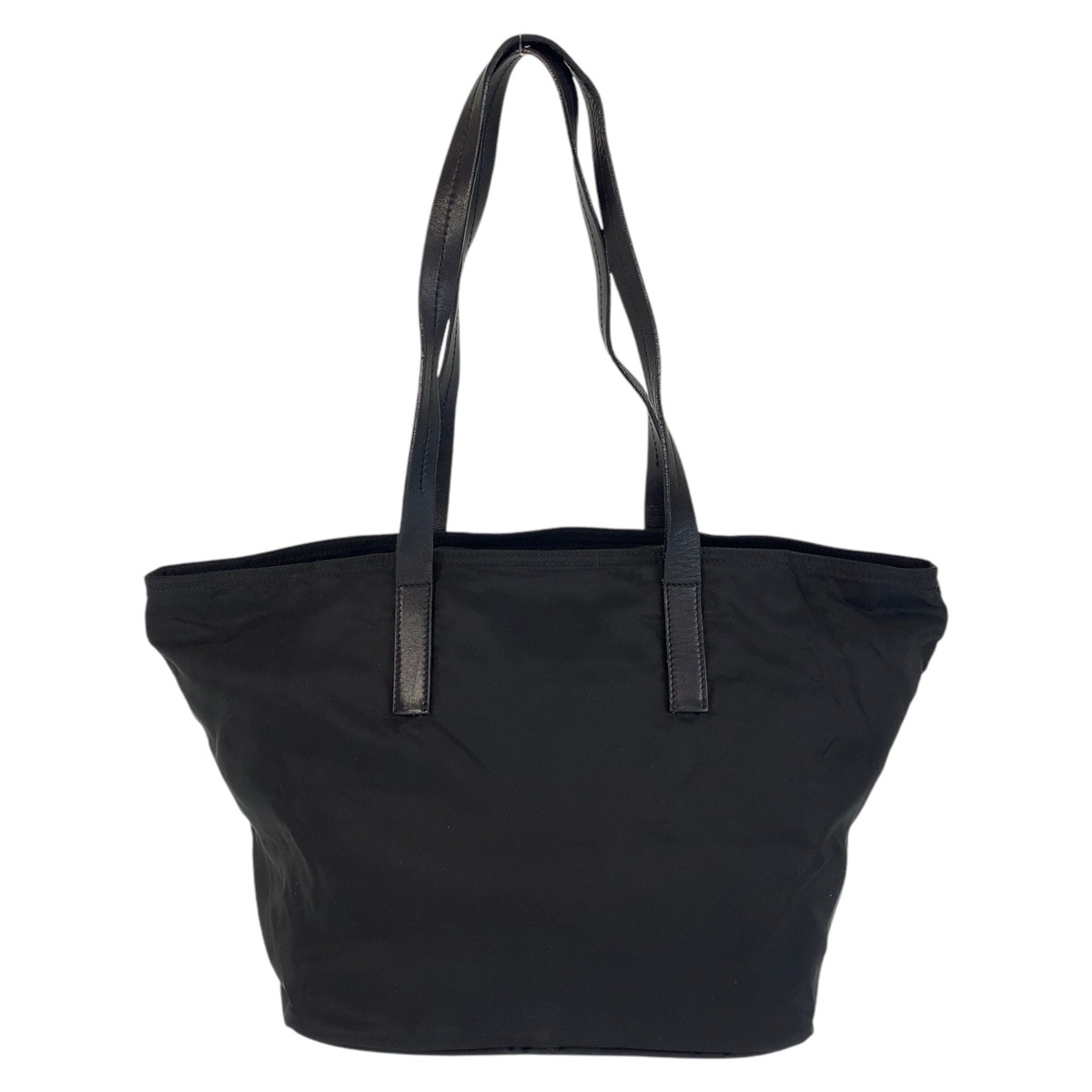 楽天市場】美品 PRADA プラダ テスート 三角ロゴプレート ブラック 黒