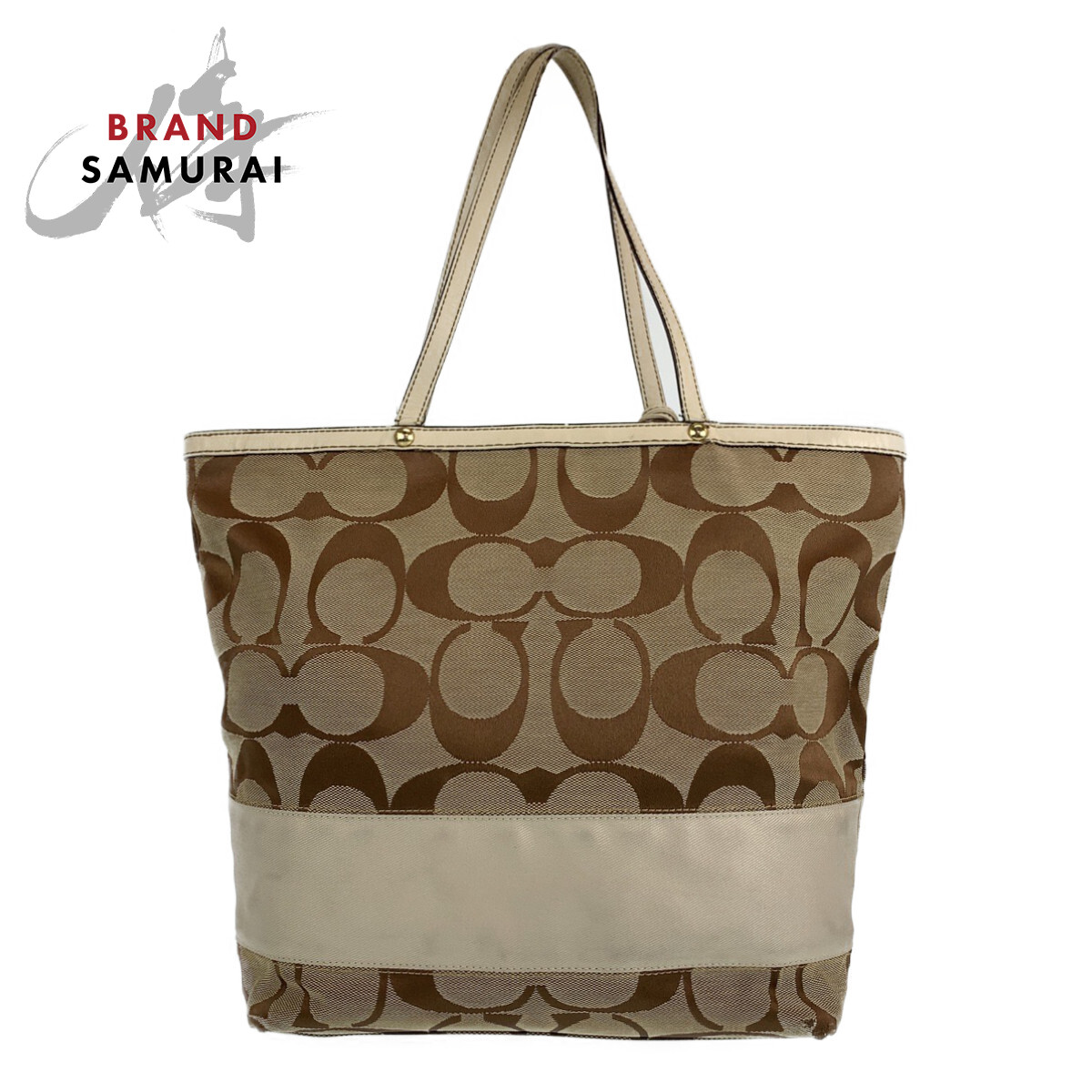 楽天市場】COACH コーチ シグネチャー ブラウン ベージュ ホワイト