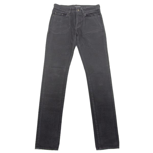 SAINT LAURENT PARIS サンローランコーティングデニムパンツ