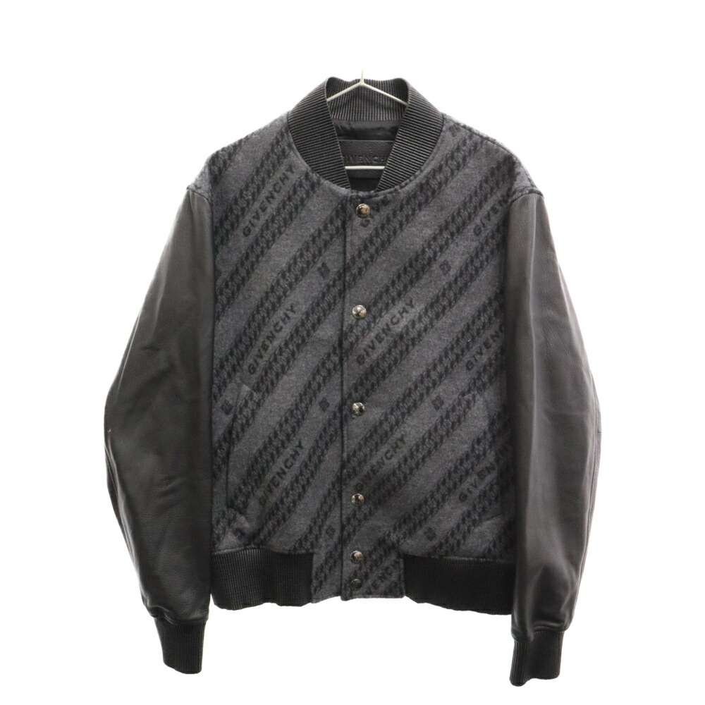 楽天市場】GIVENCHY(ジバンシィ) サイズ:52 Black Chain Bomber Jacket