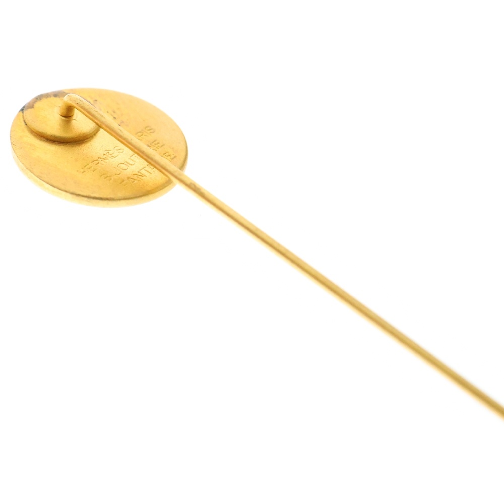 楽天市場】HERMES(エルメス) セリエ ピン ブローチ ゴールド GP