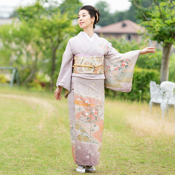 楽天市場】【レンタル】高級正絹 訪問着 フルセットレンタル 訪問着 紅