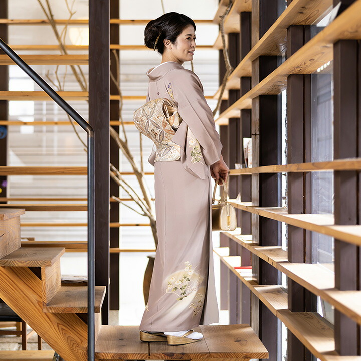 楽天市場】【レンタル】高級正絹 訪問着 フルセットレンタル 訪問着 茶