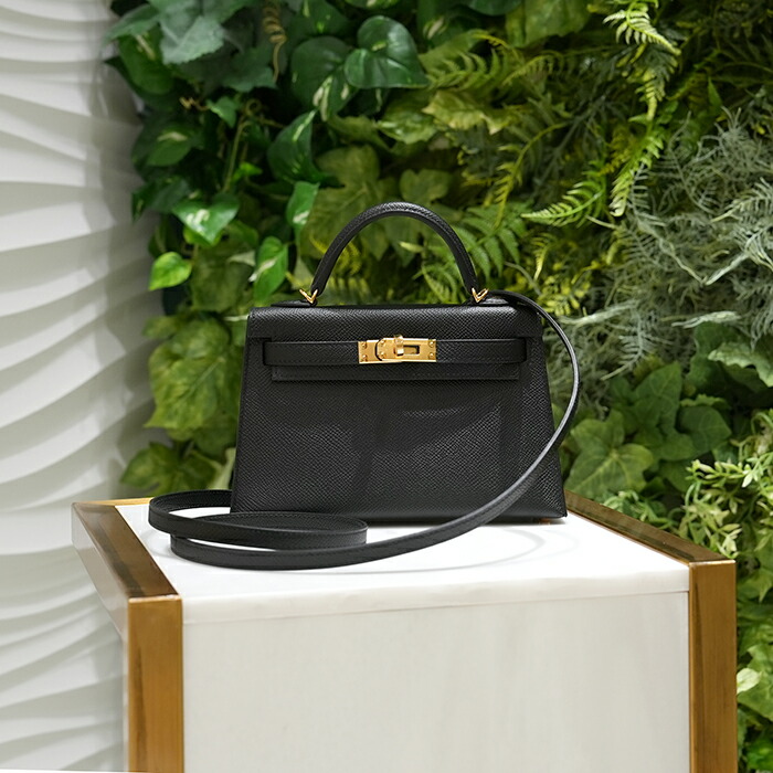 楽天市場】エルメス ミニケリー2 エプソン ノワール（ブラック