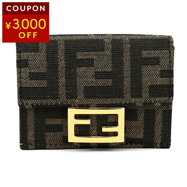 楽天市場】フェンディ 3つ折り財布 FENDI バゲット 8M0395 A98P F0A6E
