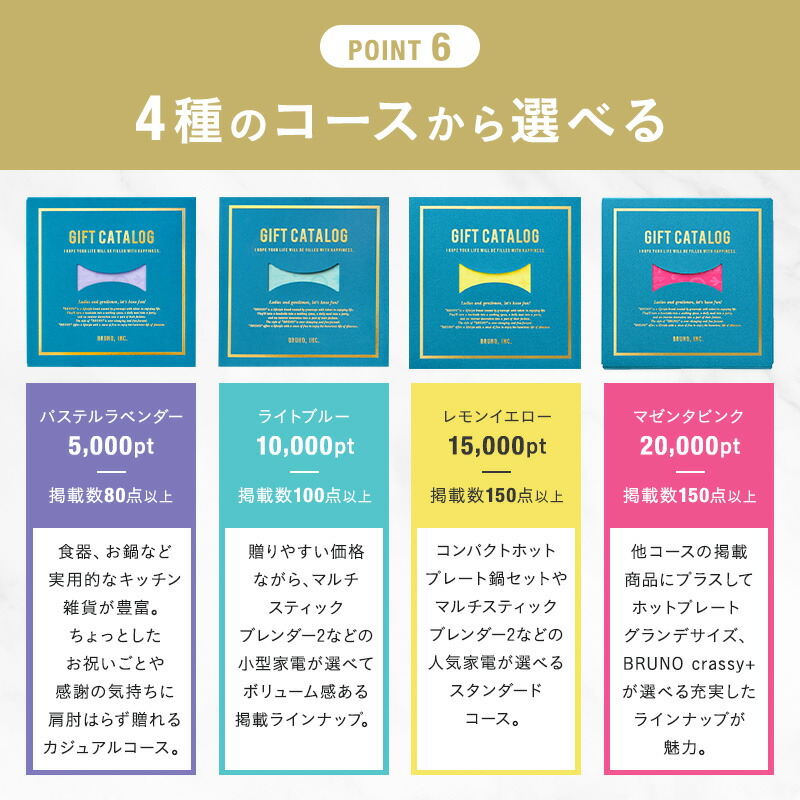 楽天市場】カタログギフト ブルーノ レモンイエロー 1万5000円 コース