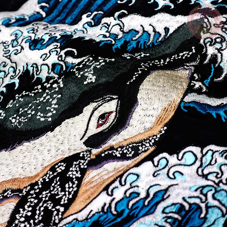 楽天市場】スカジャン 花旅楽団 はなたびがくだん スクリプト 波と鯨