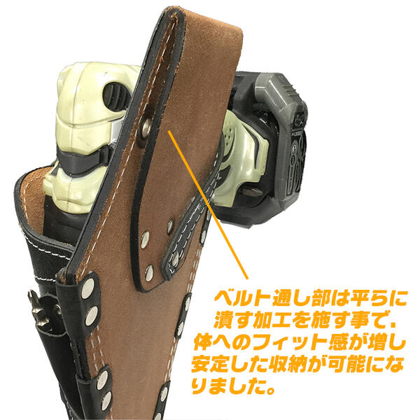 楽天市場】PRO SPIRITS 牛黒革製 ホルスター型 インパクトドライバー