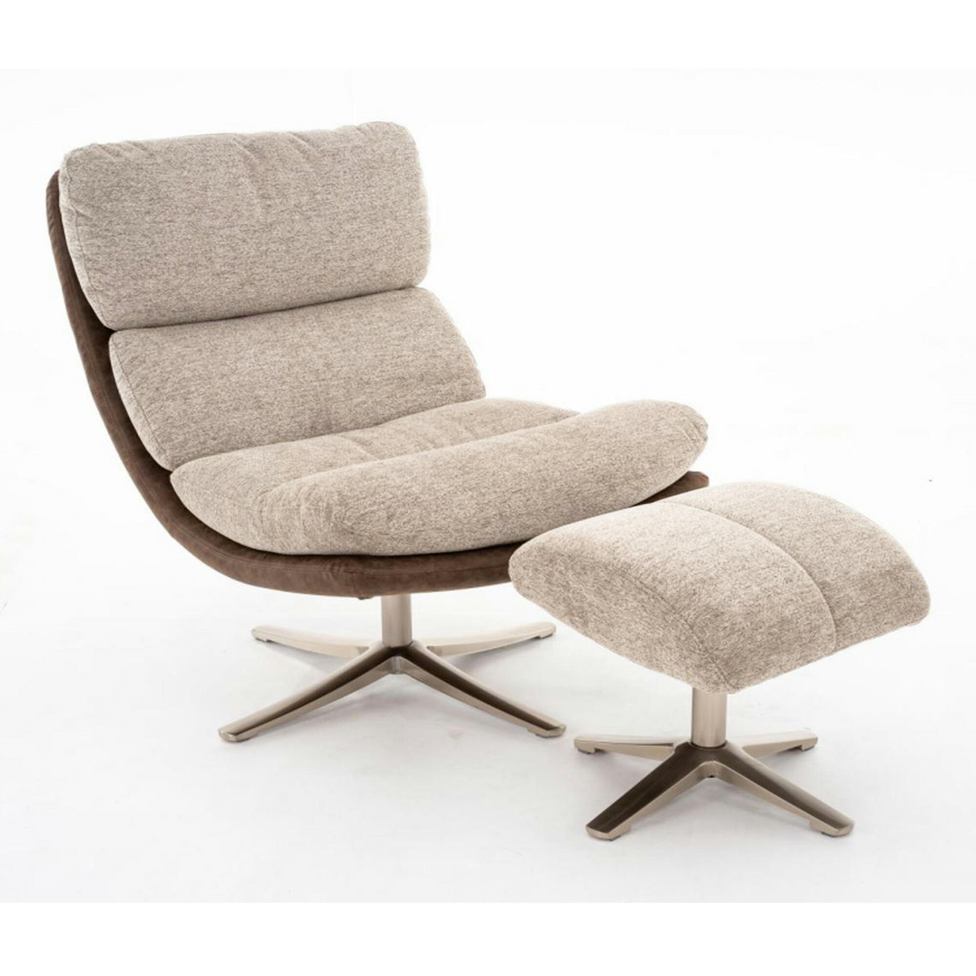 楽天市場】パーソナルチェア 1Pソファ 360度回転 1人掛け ファブリック