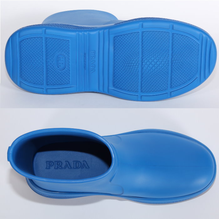 楽天市場】PRADA プラダ 2TE184 3LKD F0013 ラバーブーツ ブルー 45