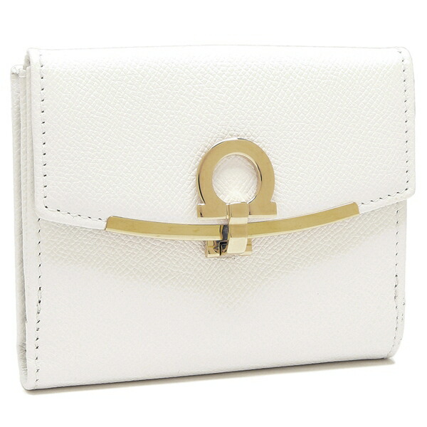 美品 23㎝◎フェラガモ ミュール ホワイト 白 ガンチーニ金具付き