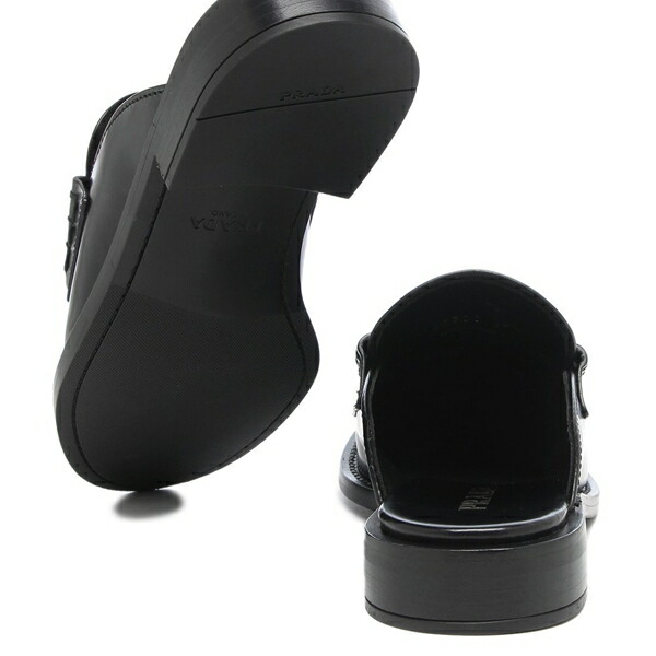 楽天市場】プラダ サンダル ミュール ブラック レディース PRADA