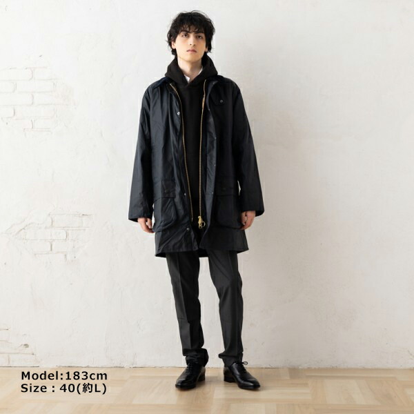 Barbour ネイビー モッズコート Barbour（バブアー）の「