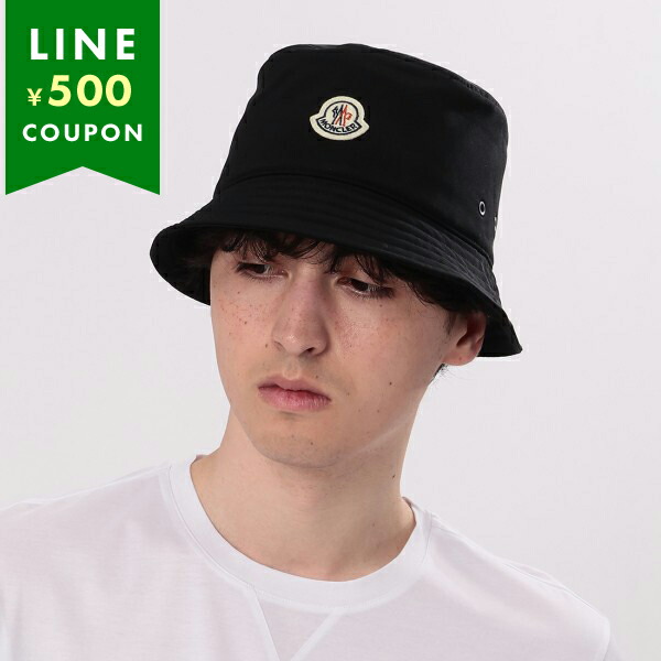 楽天市場】モンクレール 帽子 バケットハット ブラック レディース