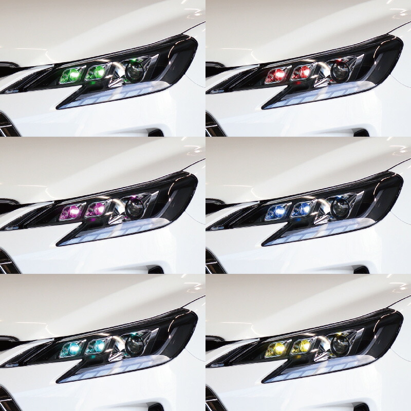 楽天市場】【BRASH】TOYOTA GRX130 マークX / BRASH3眼カラーアイ