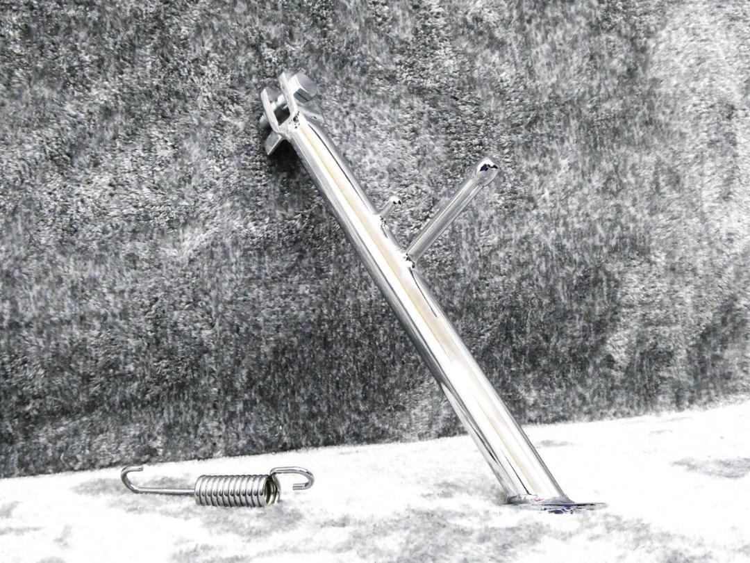 楽天市場】バリオス250 1型 メッキ サイドスタンド ロング29cm
