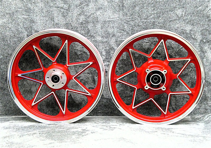 楽天市場】【利益還元】ゼファーΧ キャストホイール レッドセブン /赤