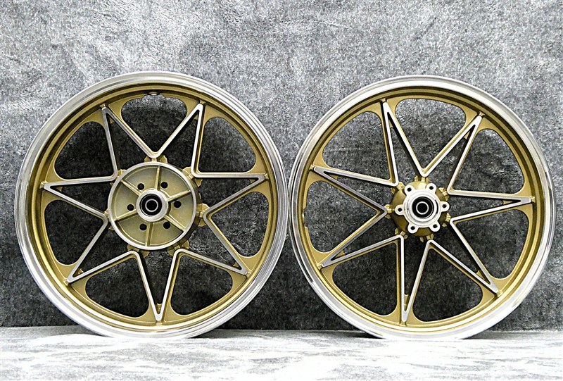 楽天市場】JWL車検対応 XJR400 キャストホイール ゴールドセブン