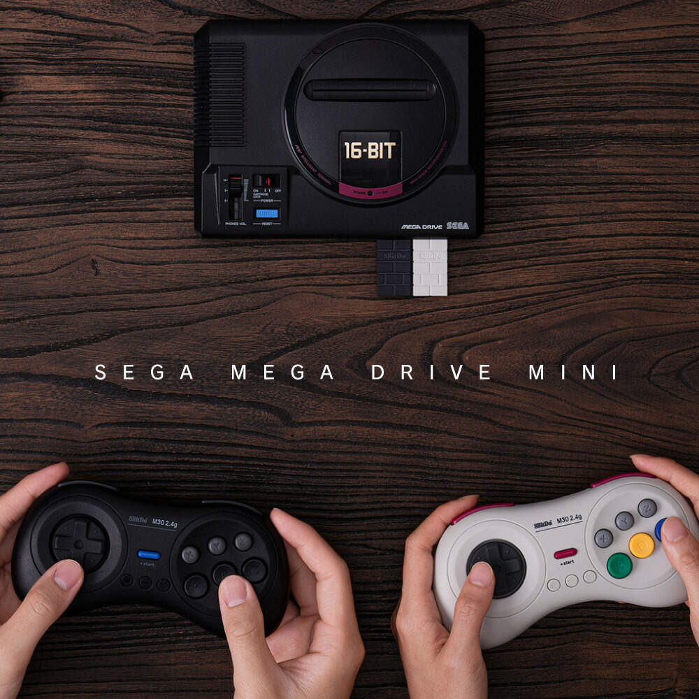 楽天市場】8bitdo ワイヤレス コントローラー SEGA MEGA DRIVE MINI