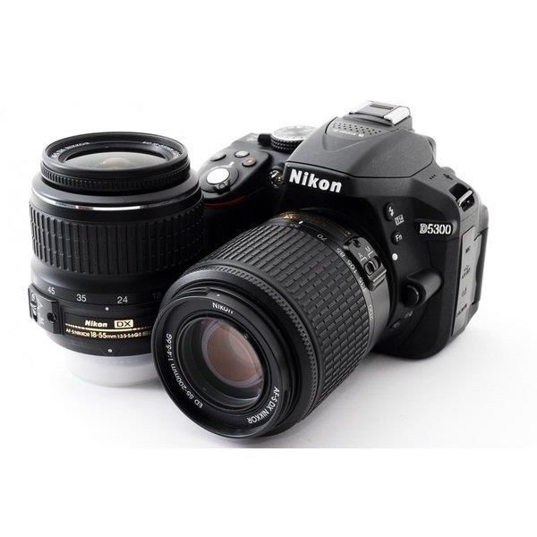 楽天市場】【中古】 ニコン Nikon D5300 ダブルズームセット ブラック