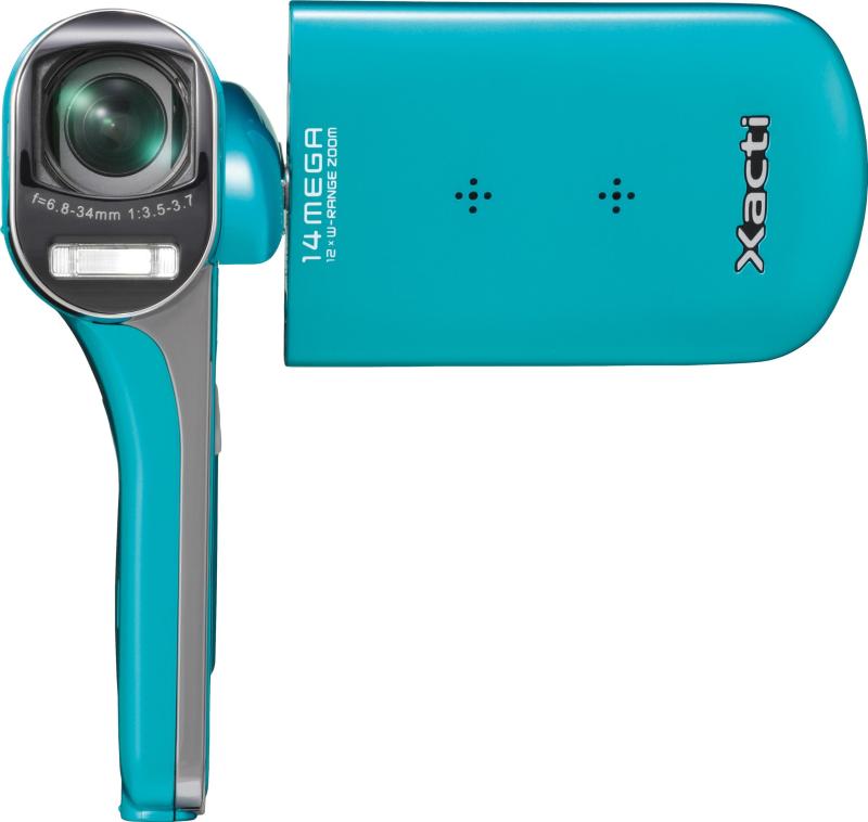 楽天市場】【中古】SANYO デジタルムービーカメラ Xacti CG100 ブルー