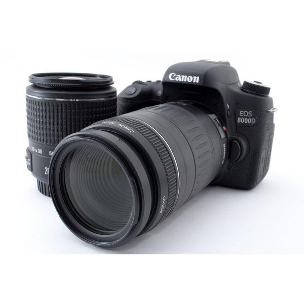 楽天市場】【中古】キヤノン Canon EOS 8000D 標準&超望遠ダブルズーム