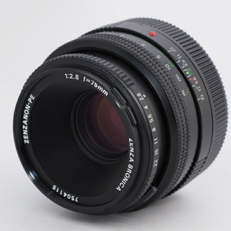 楽天市場】Zenza Bronica ブロニカ 中判レンズ ZENZANON-PE 75mm f2.8