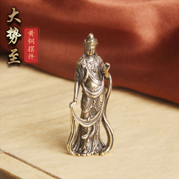 楽天市場】[送料無料] ミニ 観音菩薩像 真鍮製 仏像 置物 観音様