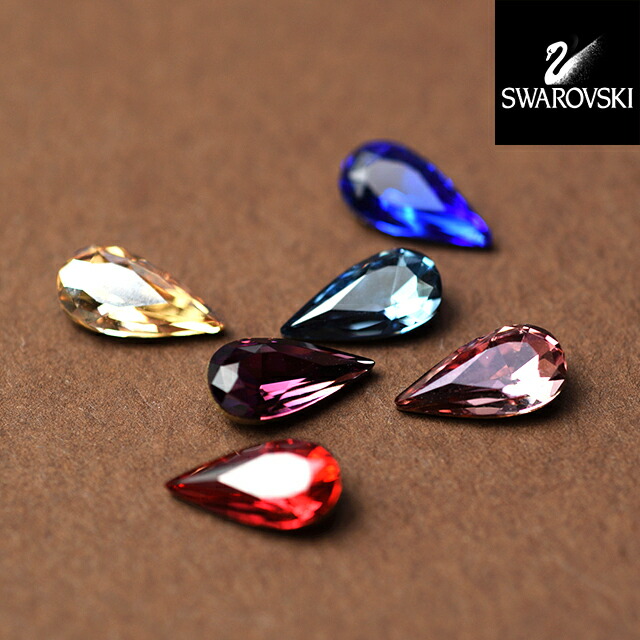 楽天市場】スワロフスキー ティアドロップ #4322 (8色) ネイルストーン