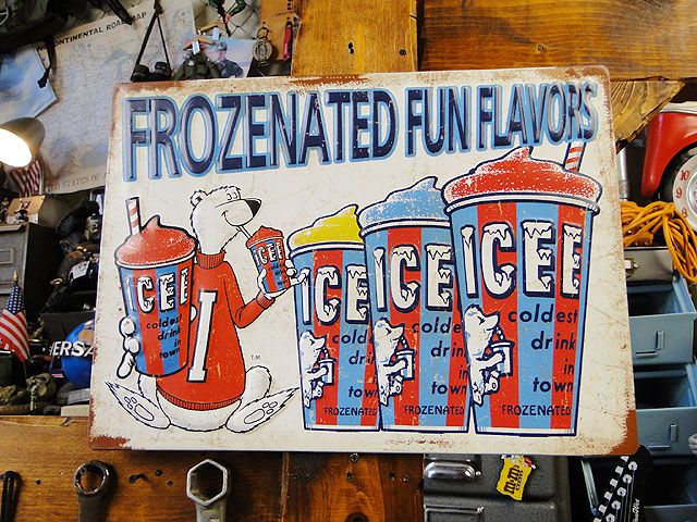 楽天市場】ICEE アイシーベアー＆フローズン エンボスティンサイン