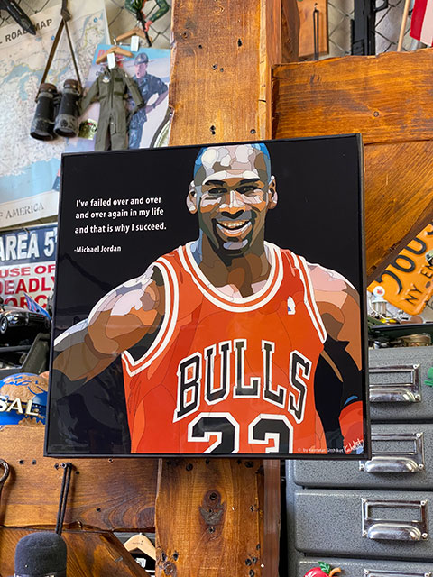 楽天市場】マイケル・ジョーダン ポップアートフレーム #509