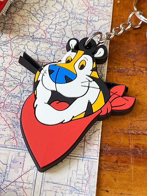 楽天市場】ケロッグ トニー・ザ・タイガー ラバーキーホルダー