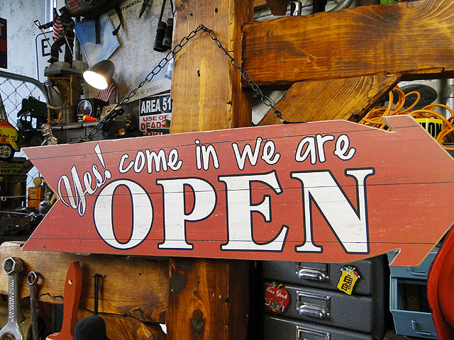 楽天市場】オープン＆クローズ アローカットサイン 看板 アメリカン