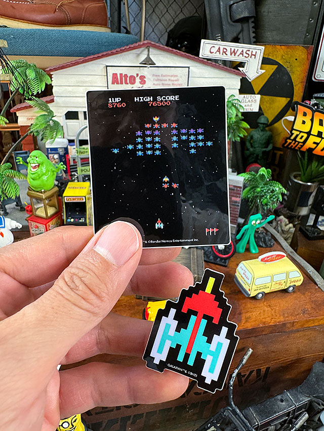 楽天市場】ナムコ オフィシャル ステッカー ギャラクシアン （ゲーム