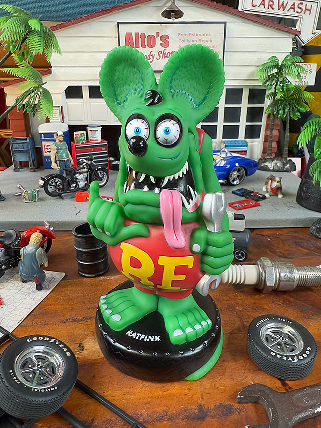 楽天市場】ファンコ ラットフィンク ガレージ ボビングヘッド （スパナ